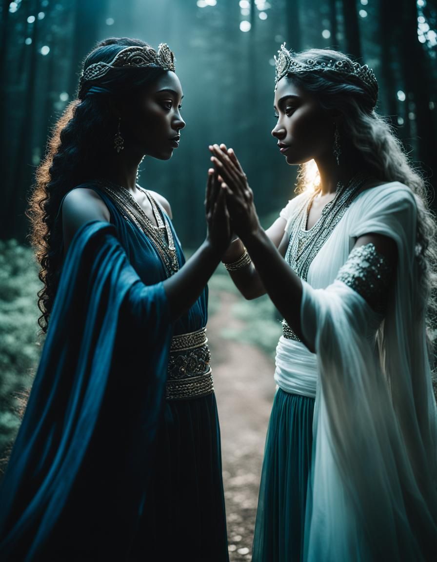 Goddess Sisters: Ethereal Yin Yang