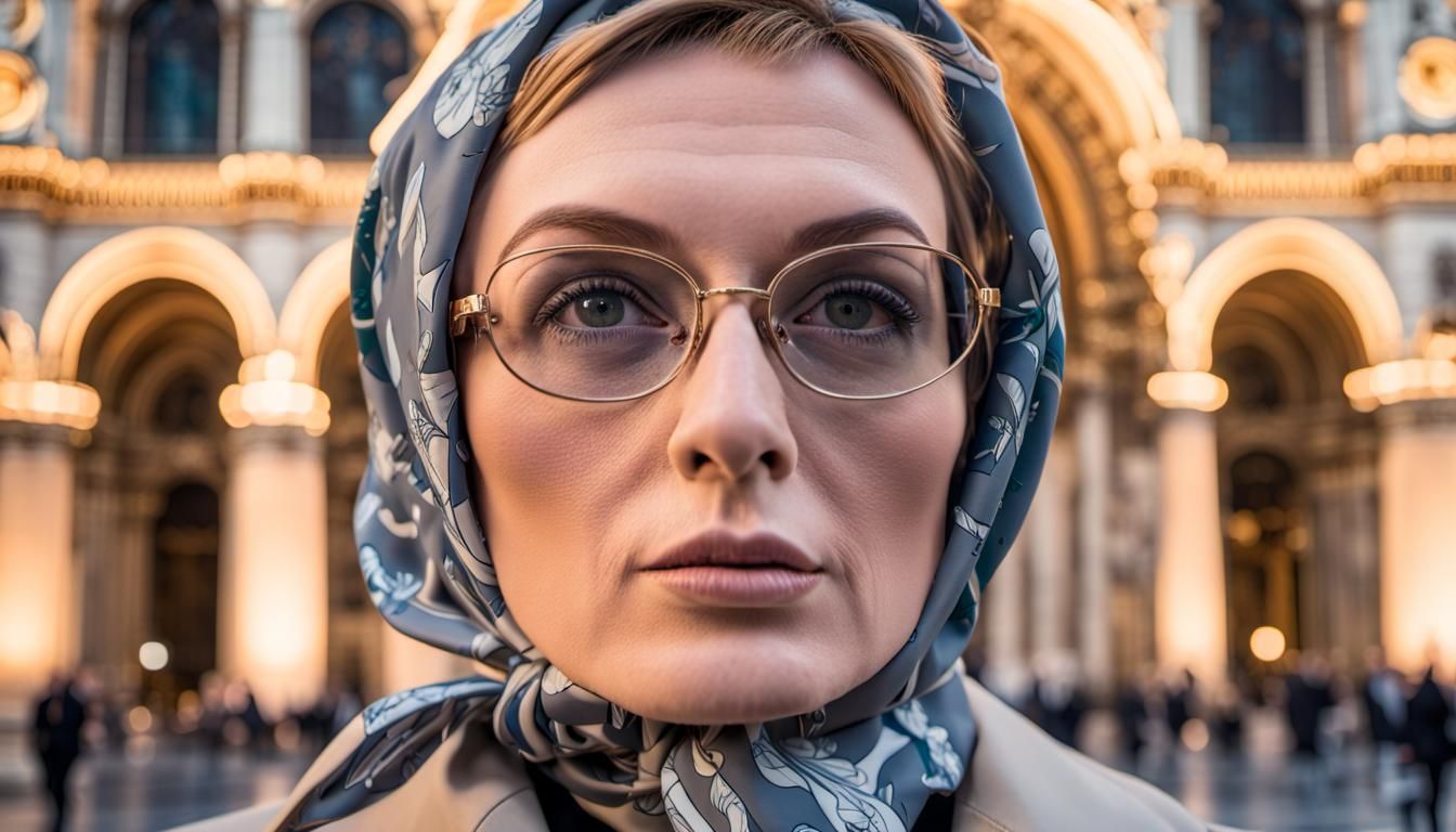 Femme Fatale at St Stephen's Basilica, Budapest