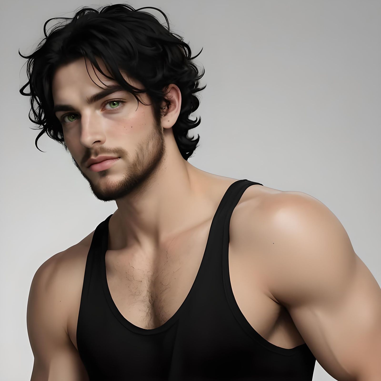 Friendly Cajun Man with Green Eyes and Freckles