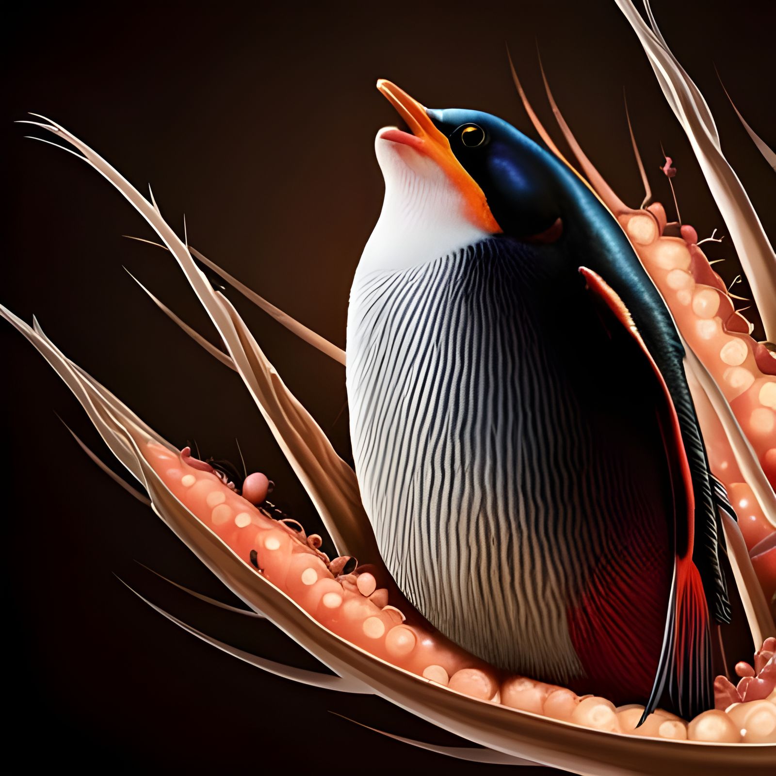 Detailed Japanese Landscape in Hyperrealistic Style