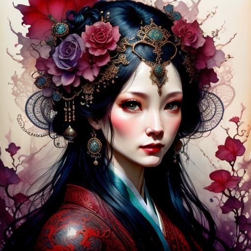 Intricate Rat Tattoo Design in Ink Style