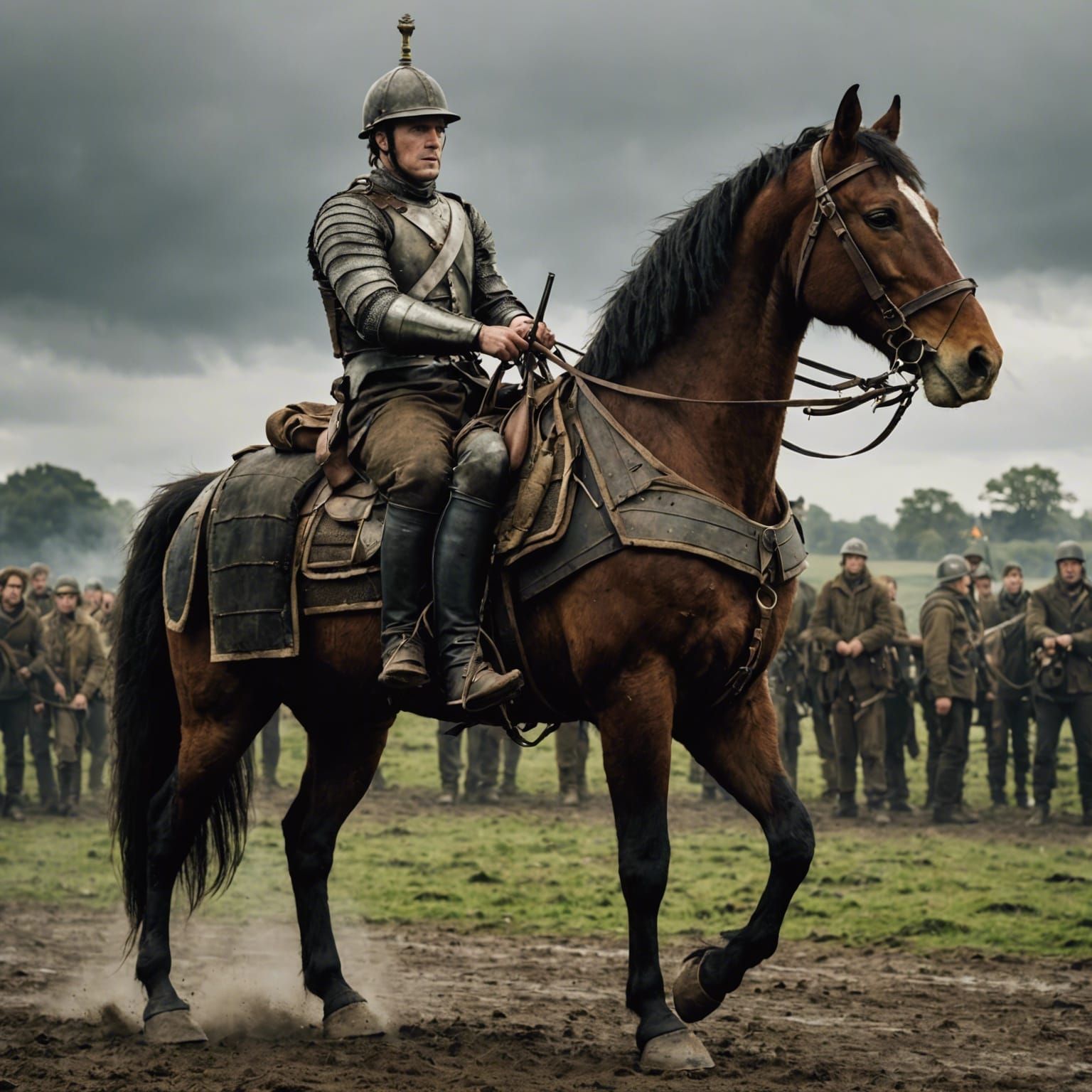 AI Generated Image of a Warhorse