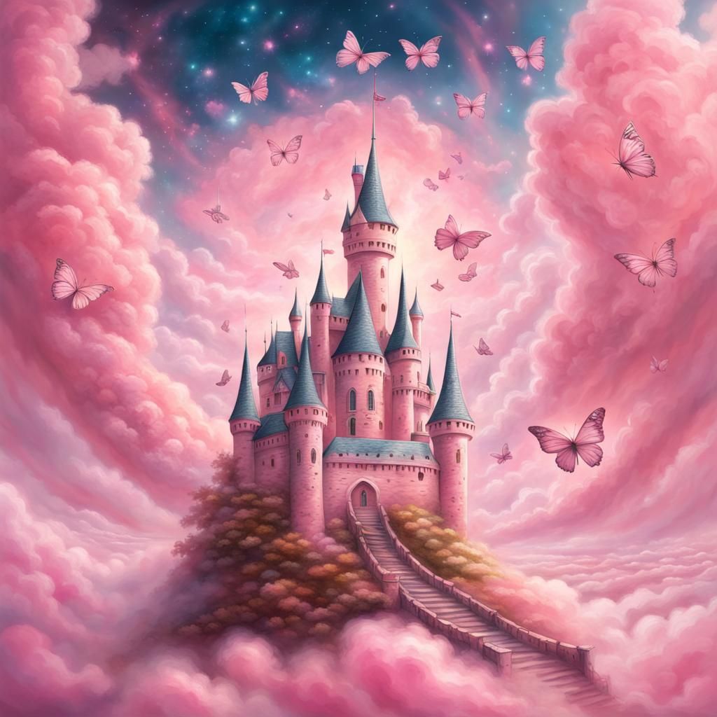 pretty pink butterflies