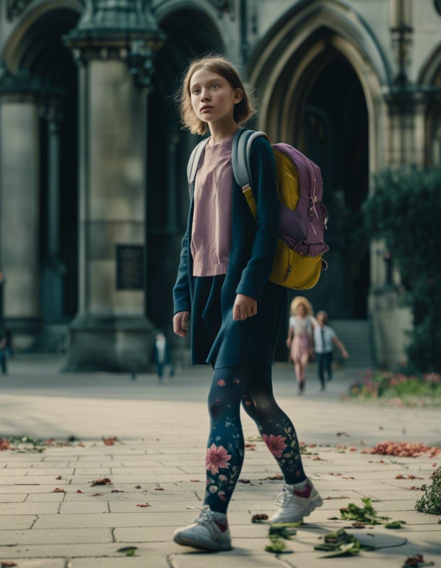 First Day of School: A Digital Matte Painting