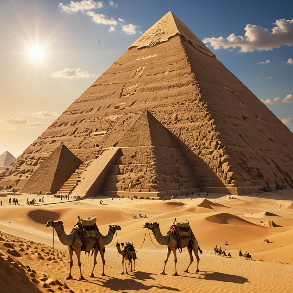 Great Pyramid of Giza in Ultra-Realistic 8k