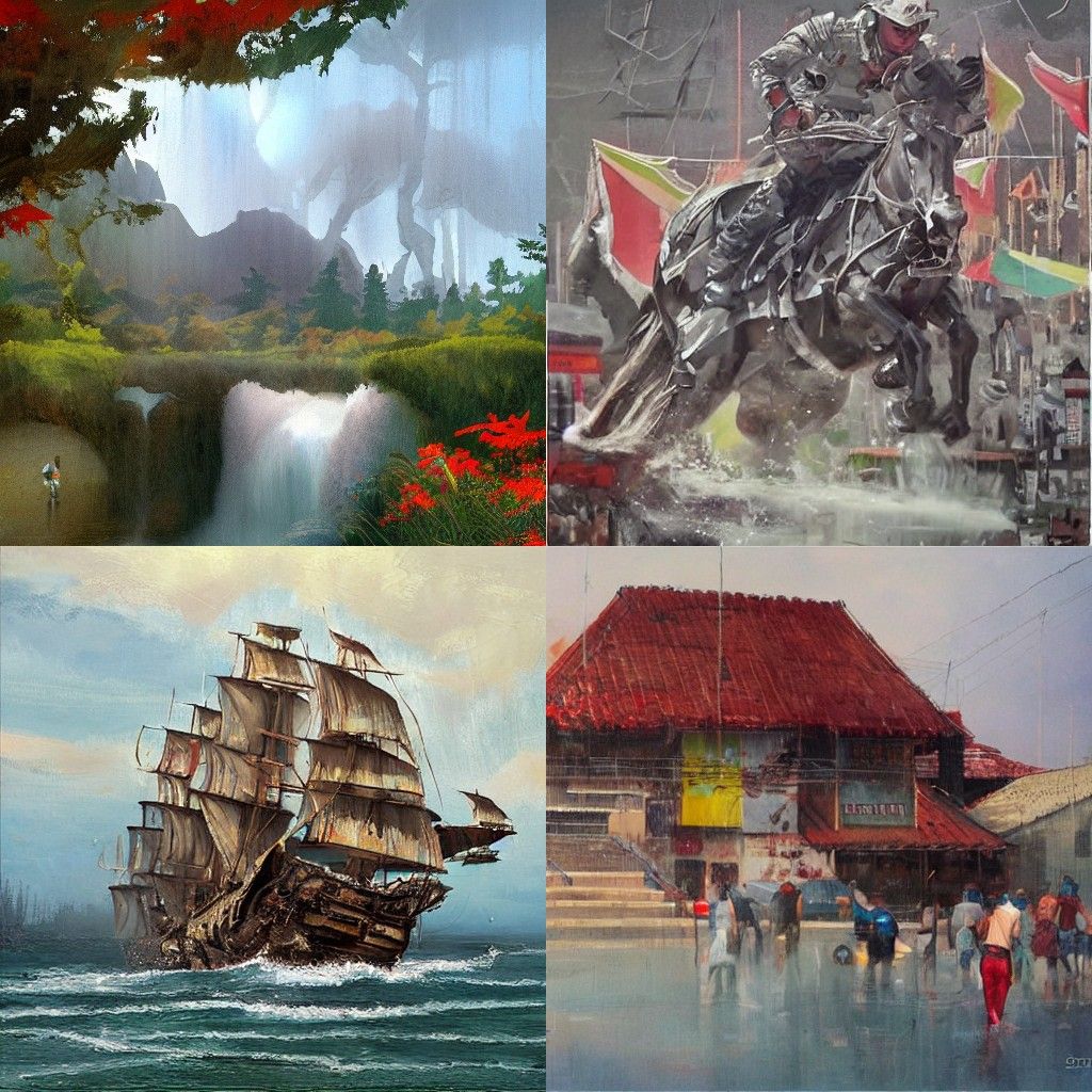 Dynamic Digital Portrait in Artgerm Style