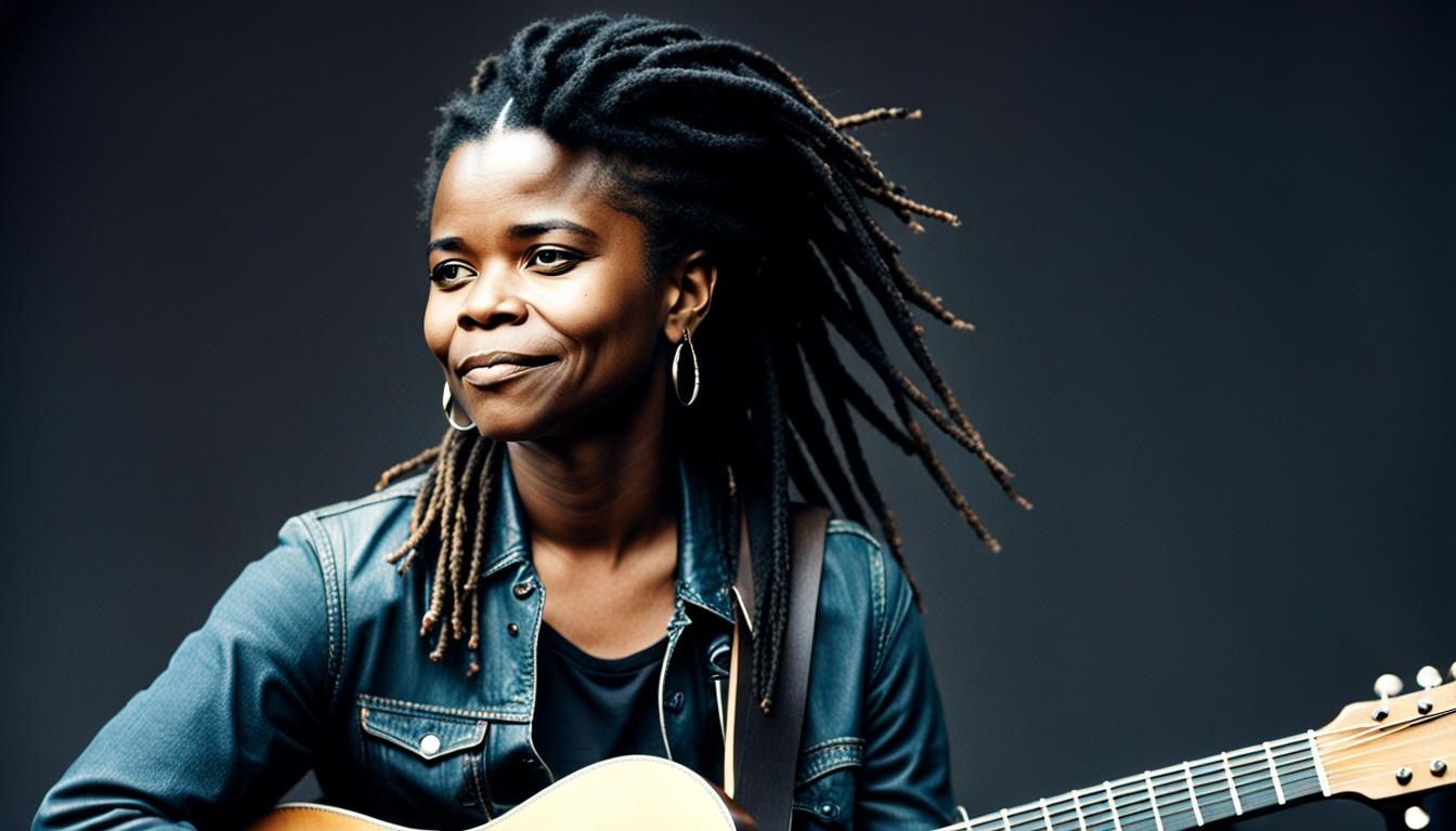 Tracy Chapman Portrait in Visionary Art Style