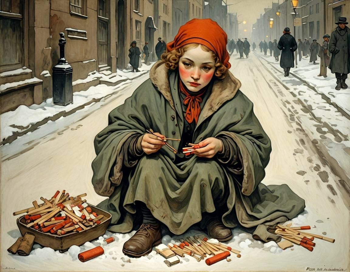 Das kleine Mädchen mit den Schwefelhölzern