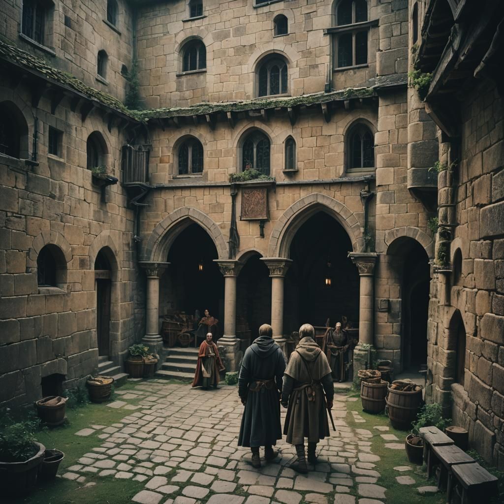 Dramatic Medieval Lairs in Cinematic Style