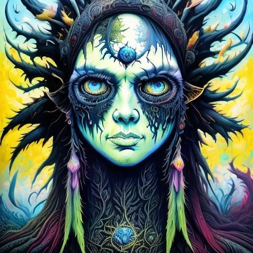 Vespertine Blacklight with Gnarled Oak