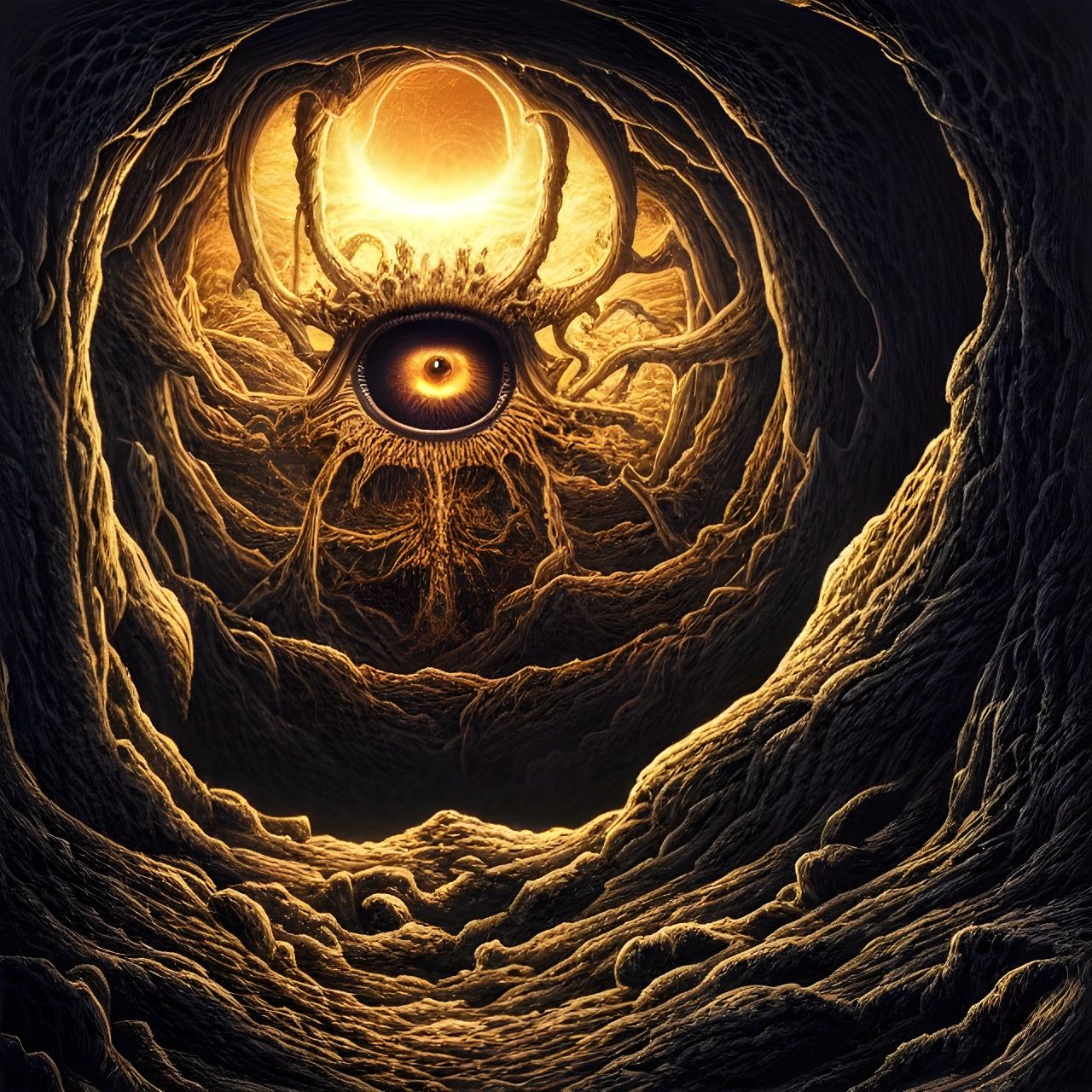 Eye of an Old God: Gothic Digital Art