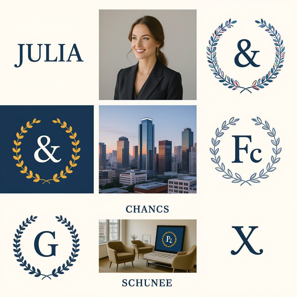 JULIA Logo on Elevated Platform, Curving Figure, Lemon Color...