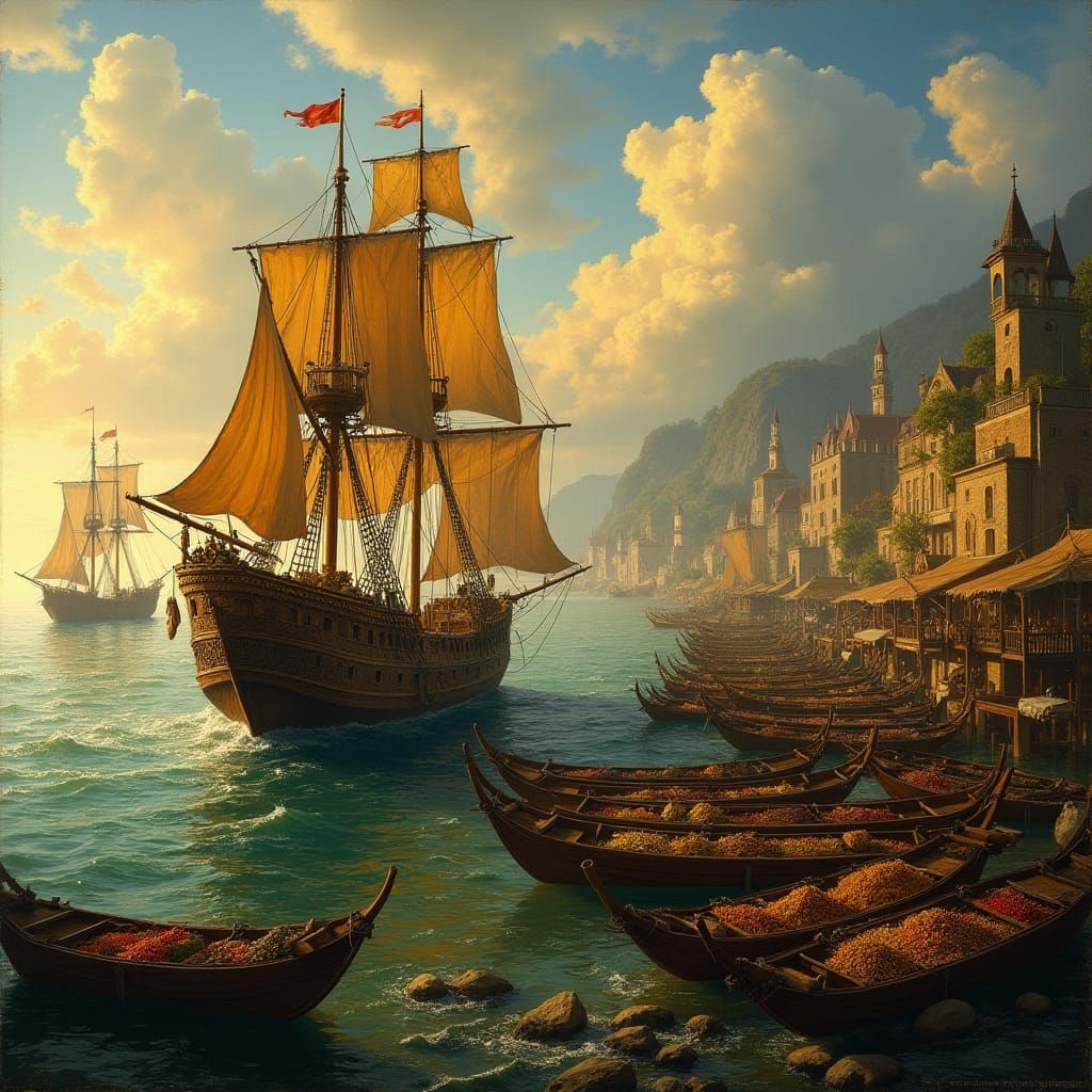 East Indies Spice Trade: Dutch Masters Style