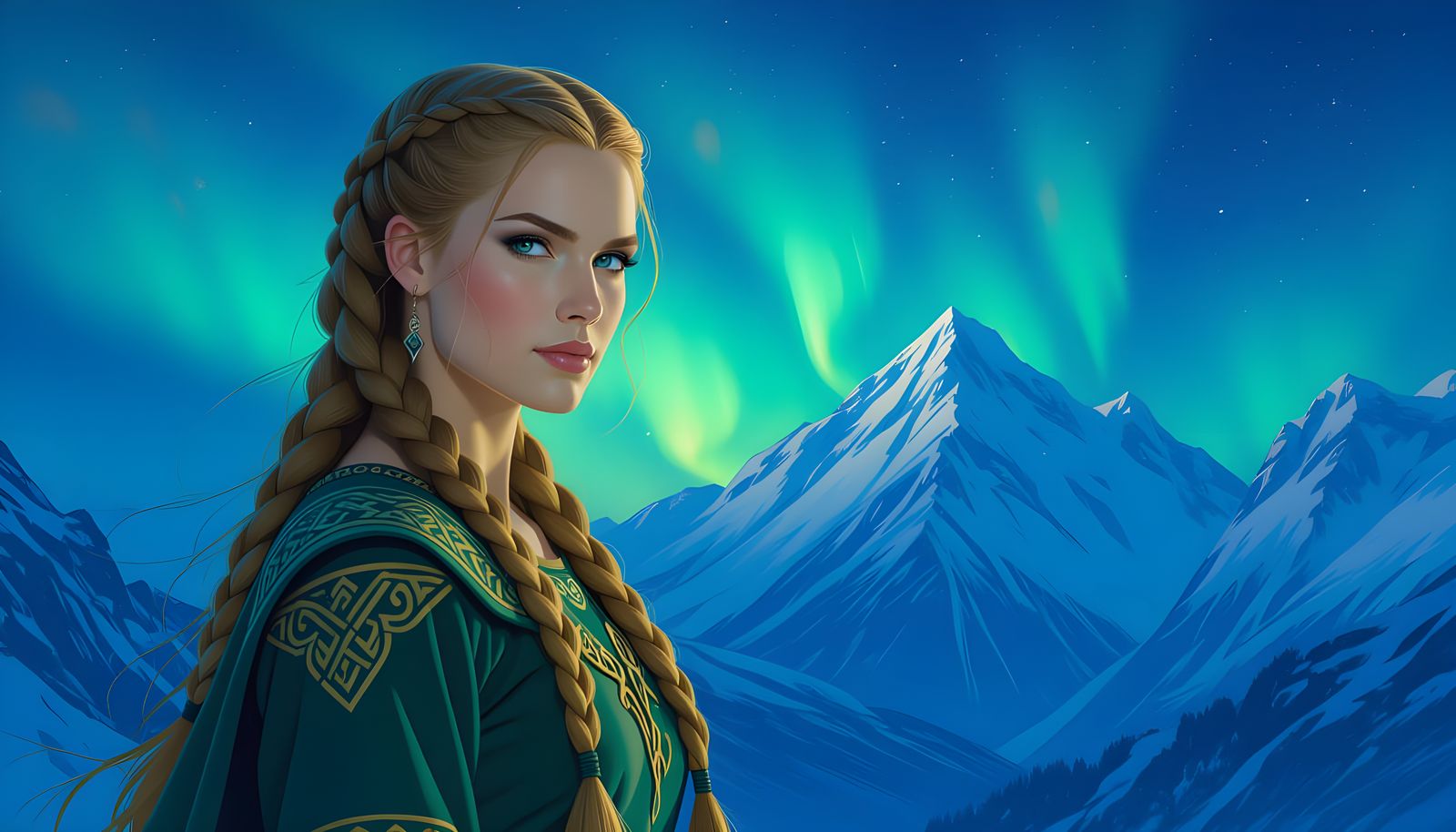 Norse Folklore Woman Portrait