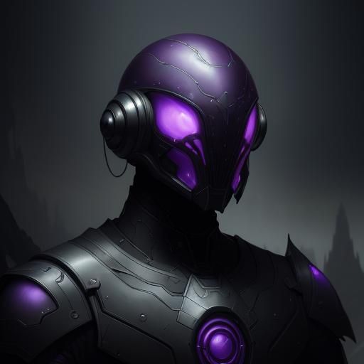 Dark Fantasy God in Organic Armor Concept Art