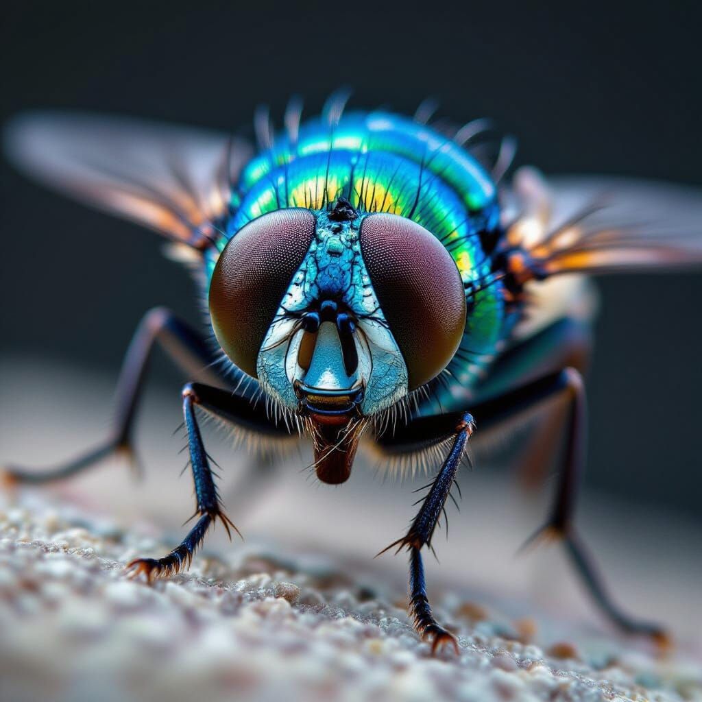 Macro Photo: Intensely Detailed Fly's Eye