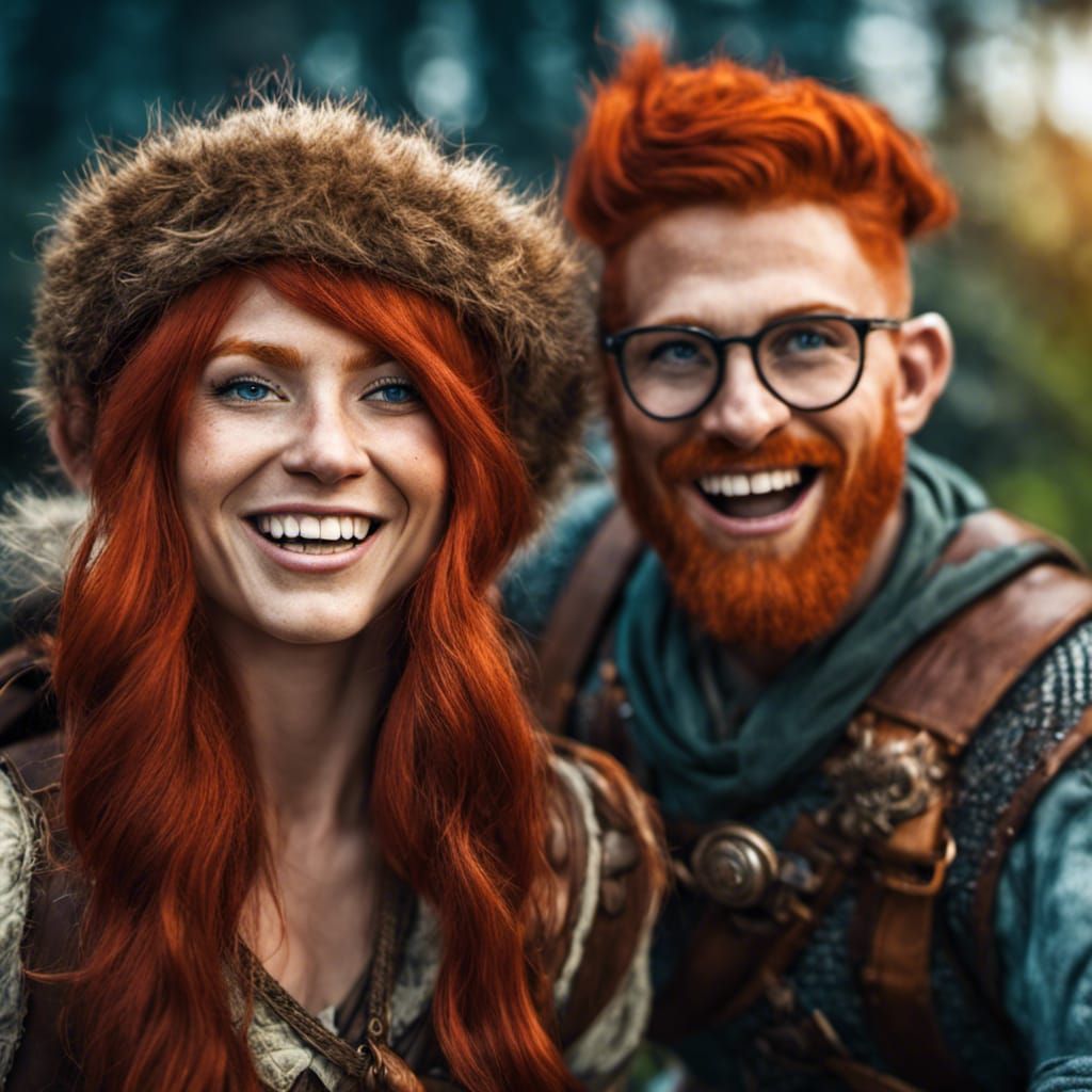 Elf Selfie with Hipster Troll in Epic Fantasy