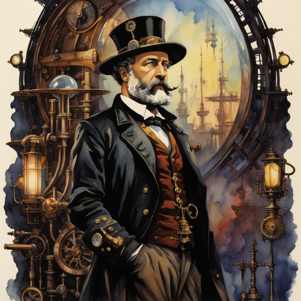 A Portrait of Jules Verne 2