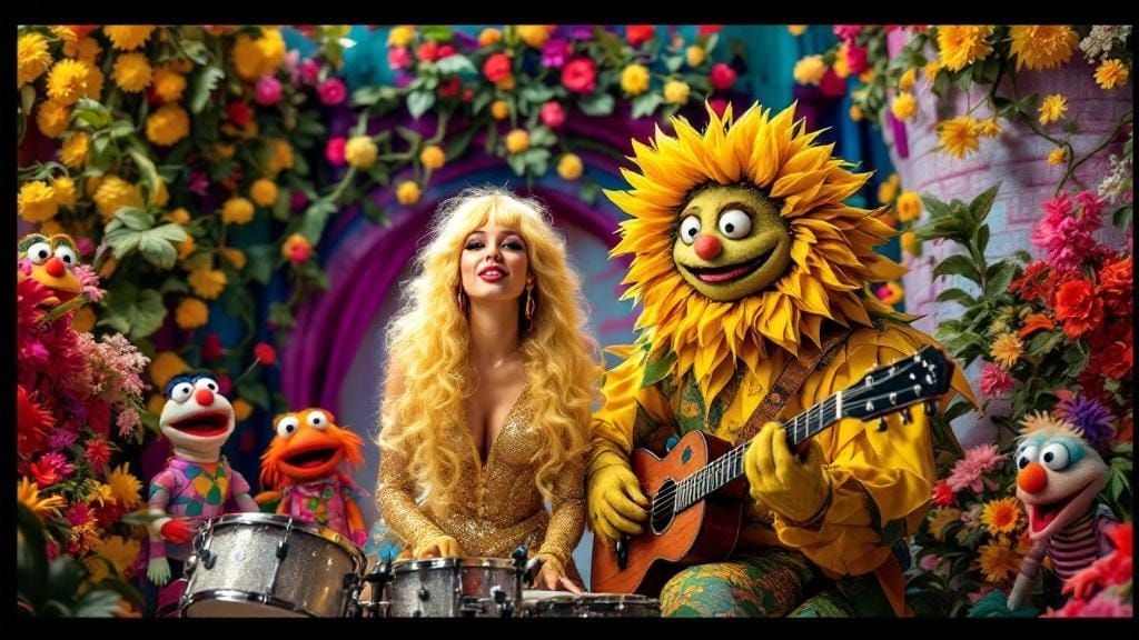 Psychedelic Musical Theater with Muppet-like Puppets