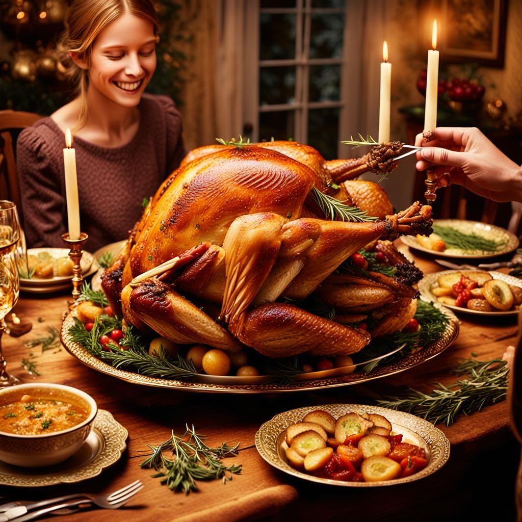 Warm and Inviting Fantasy Dinner Scene