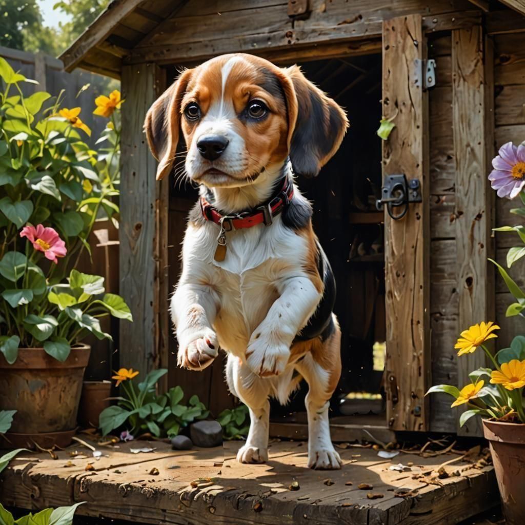 Detailed Rustic Rock Background in Matte Painting Style