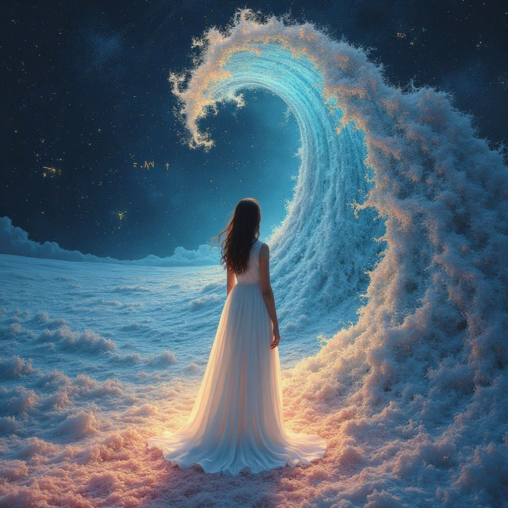 Complex 3D Graph of a Sine-Cosine Function