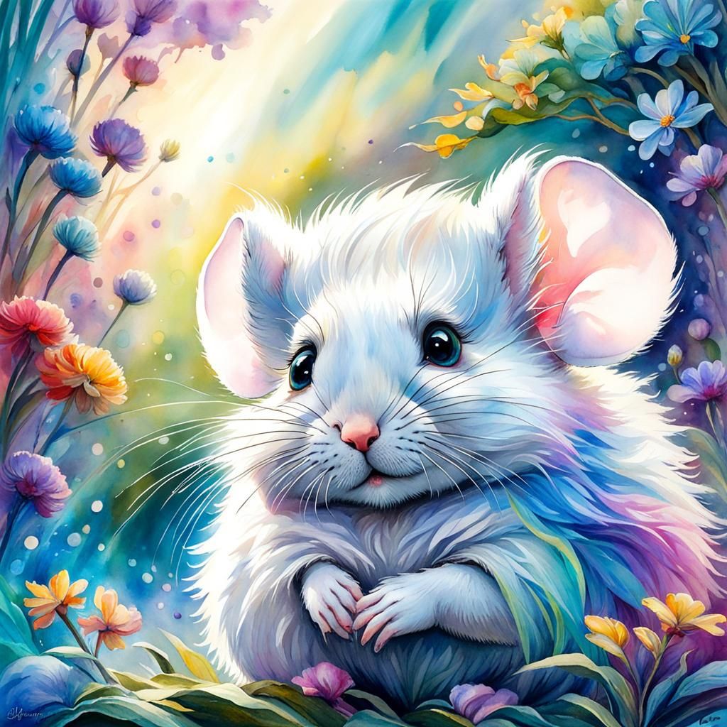Fluffy mouse