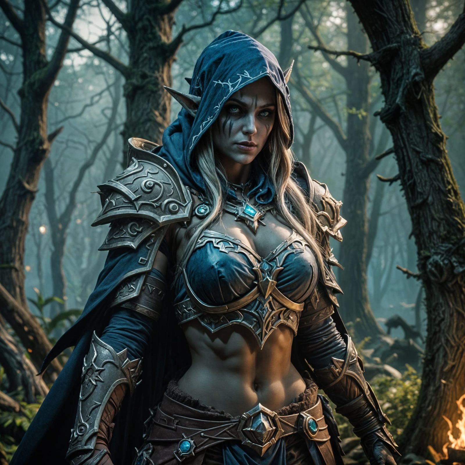 Sylvanas Windrunner in Cinematic Film Still
