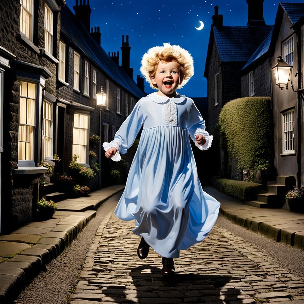 Wee Willie Winkie's Nighttime Adventure Through Town