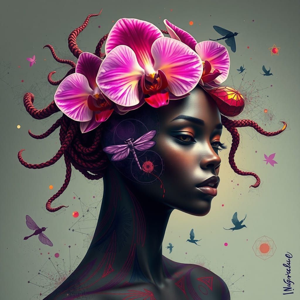 Orchid woman
