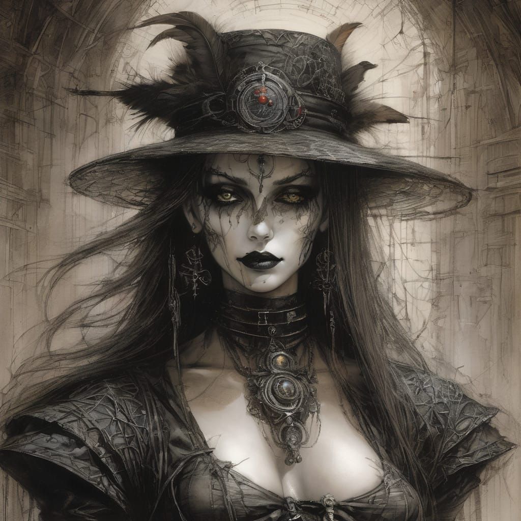 Mysterious European Witch in Witch's Lodge