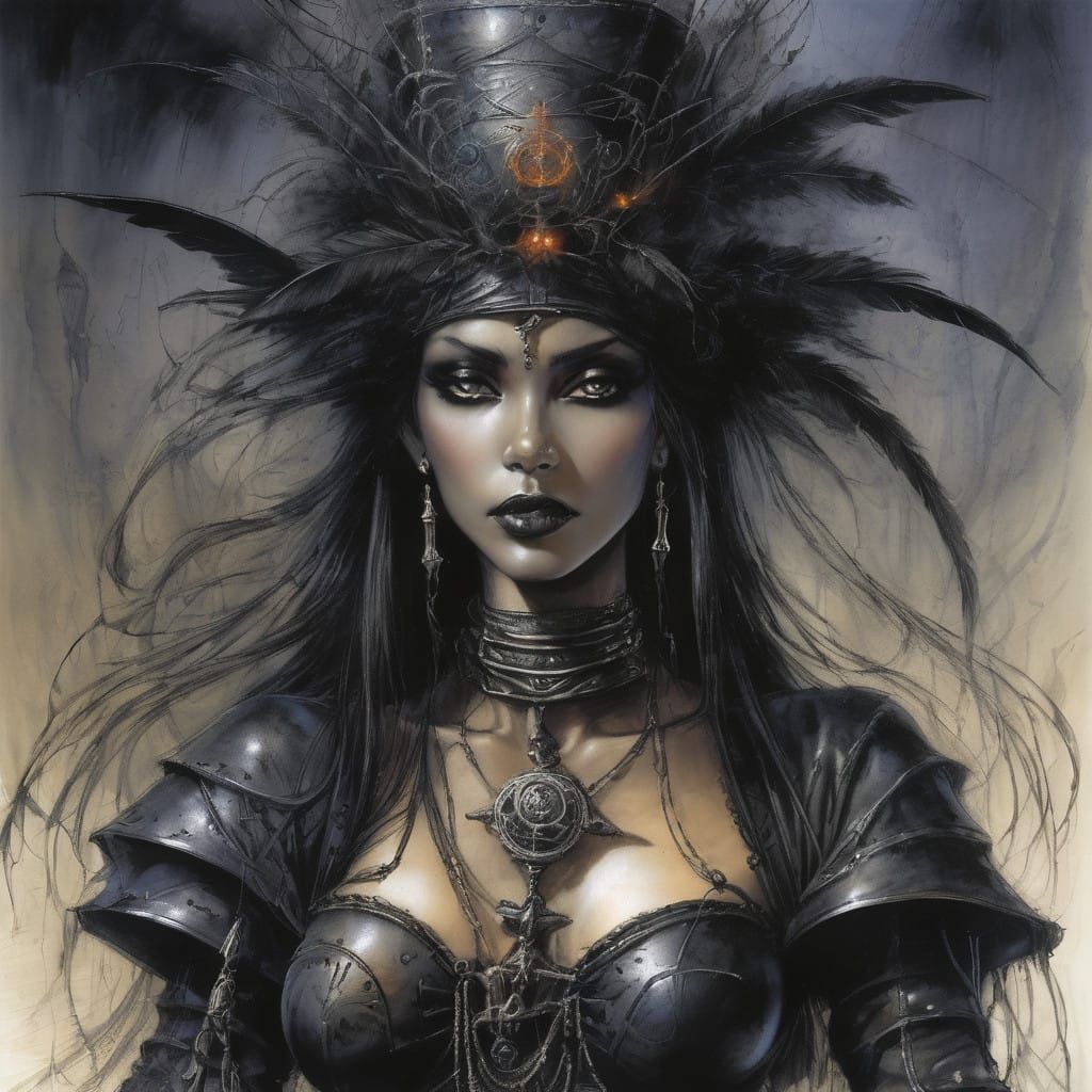 Ethereal Witchcraft in Darkened Chamber