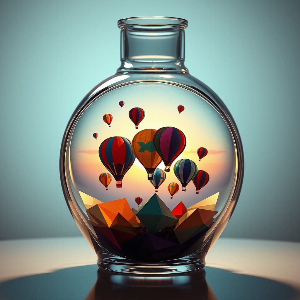 Glass Bottle Unveils Vibrant Hot Air Balloon Festival in Mor...