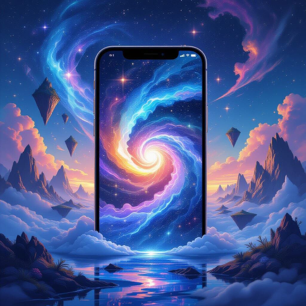 Mobile Phone Opens Gateway to Ethereal Dimension