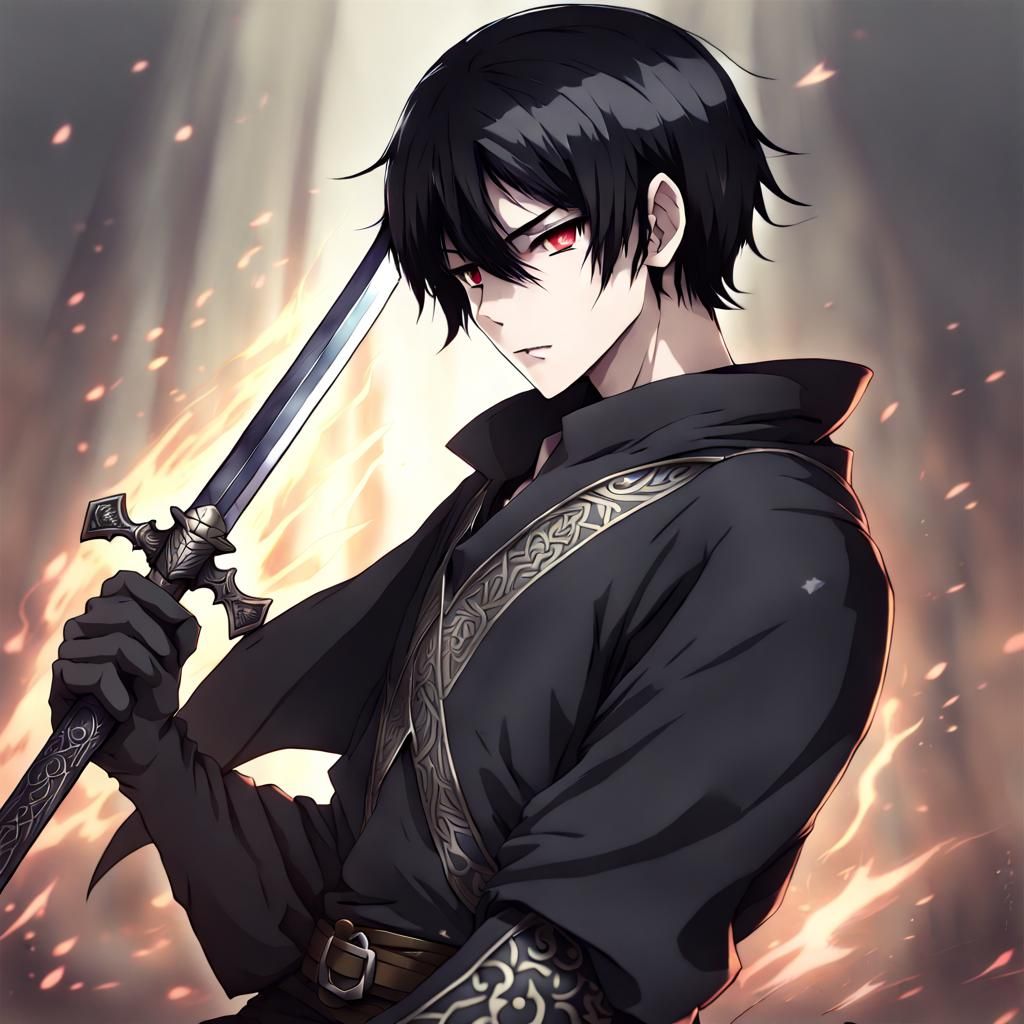 Anime Warrior with Greatsword