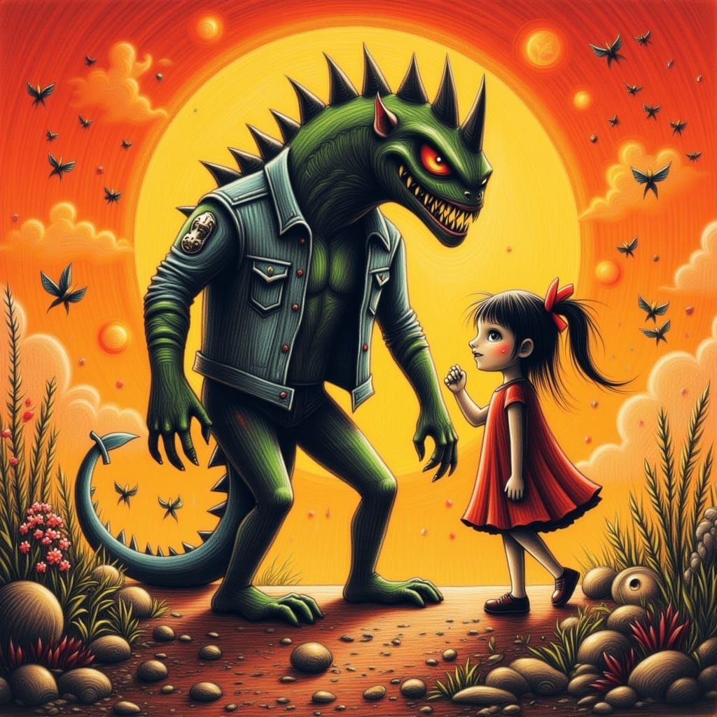 <lora:Crayon  Demons:1.0> <lora:Crayon Monsters:1.0> <lora:D...