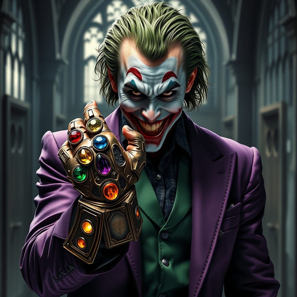 The Joker's Sinister Grin: A Photorealistic DC Comics Master...