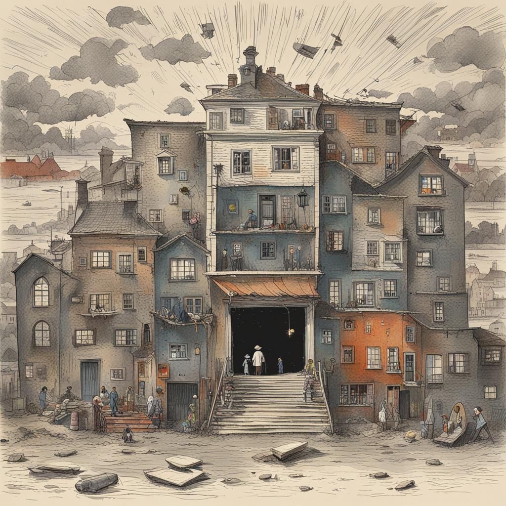 Conceptual Story Within A Story AI Art