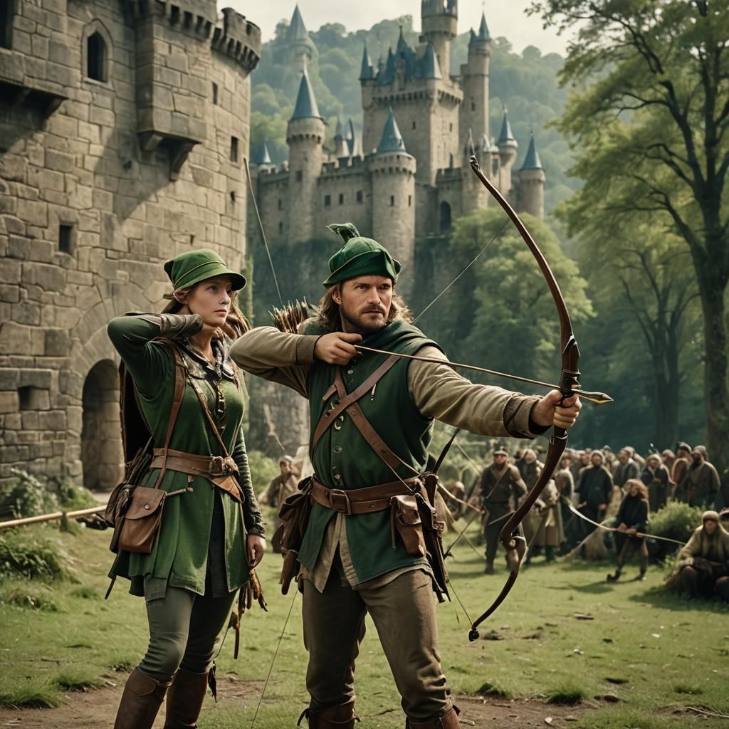 Robin Hood and Maid Marian Archery Rescue