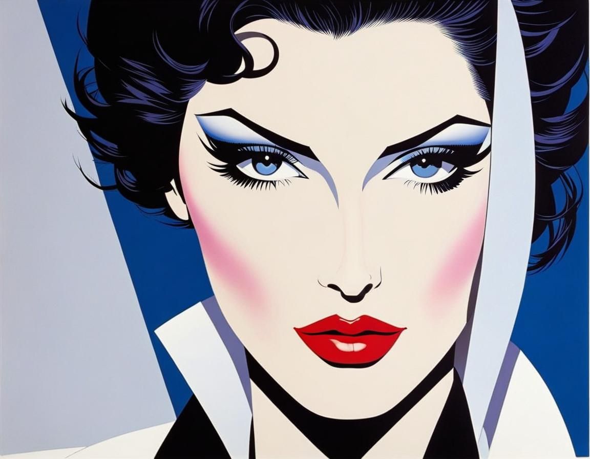 Vibrant 80s Style Fashion Illustration