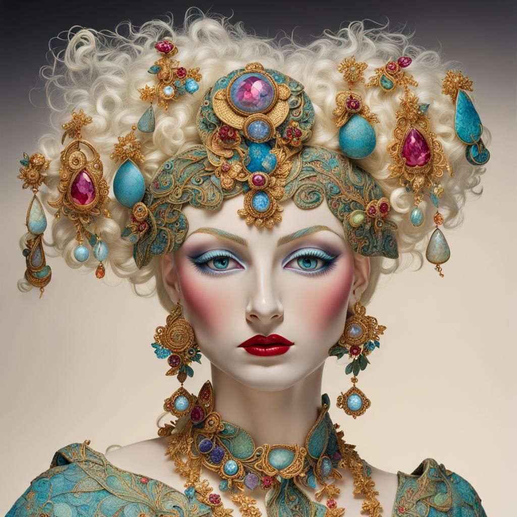 Cloisonne Muppets with Textile Art Details