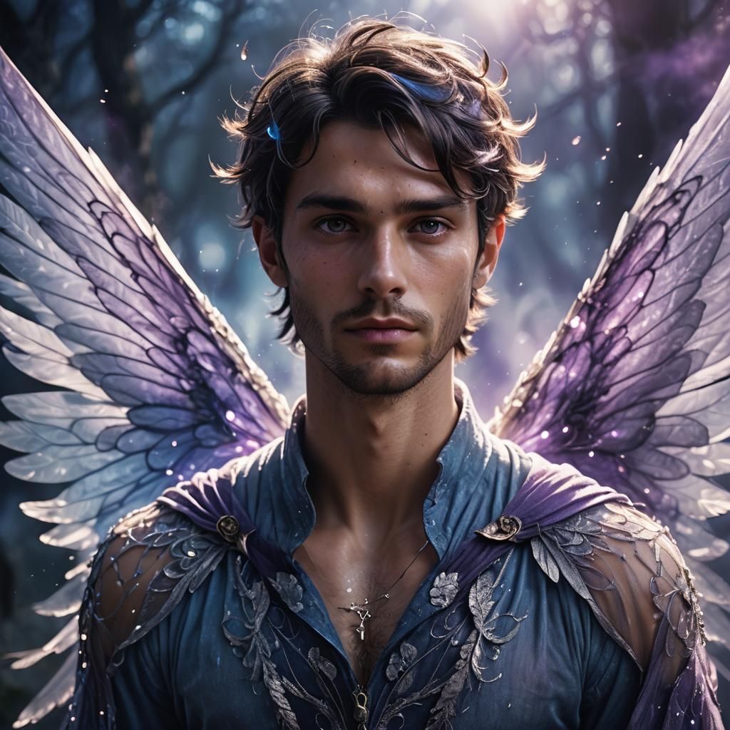 Air Fairy Portrait in Hyper-Realistic Digital Art