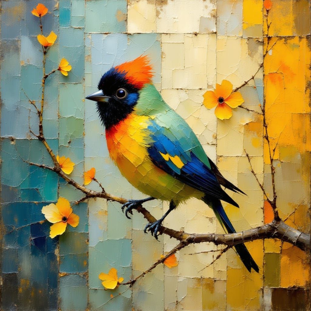 Songbird's Plea: An Impressionistic Vision of Freedom