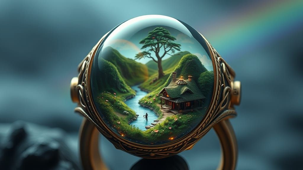 Crystal Ring Portal to Miniature World