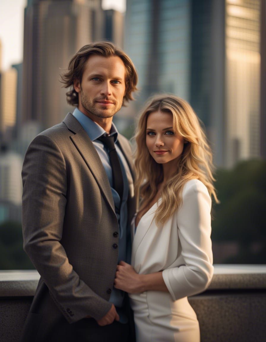 Couple in Love in Cityscape: Professional Photography