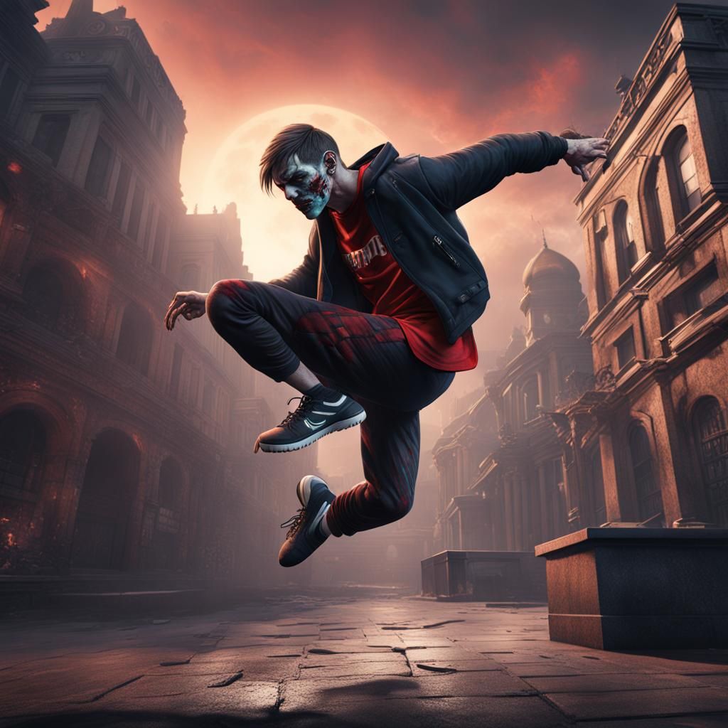 Disfigured Vampire Transformation: Detailed Fantasy Art