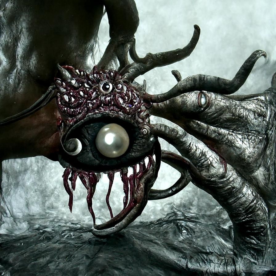 Horrifying Beholder Amalgam in Hyperrealistic Style