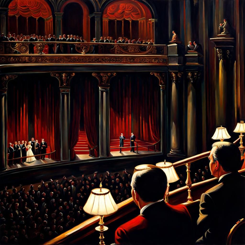 A Night at the Opera: Oil Painting