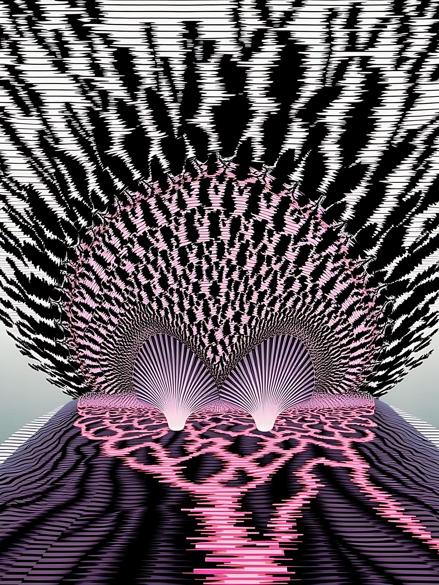 Corrupted Tessellations: Glitch Art in Higher Dimensions