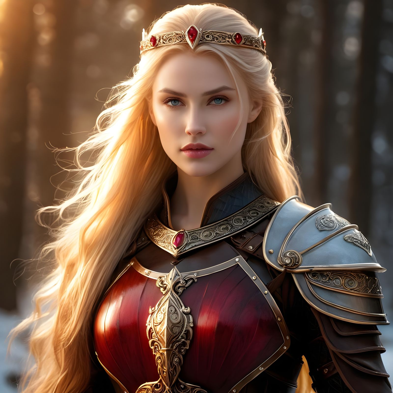 Regal Valkyrie in Luis Royo Style